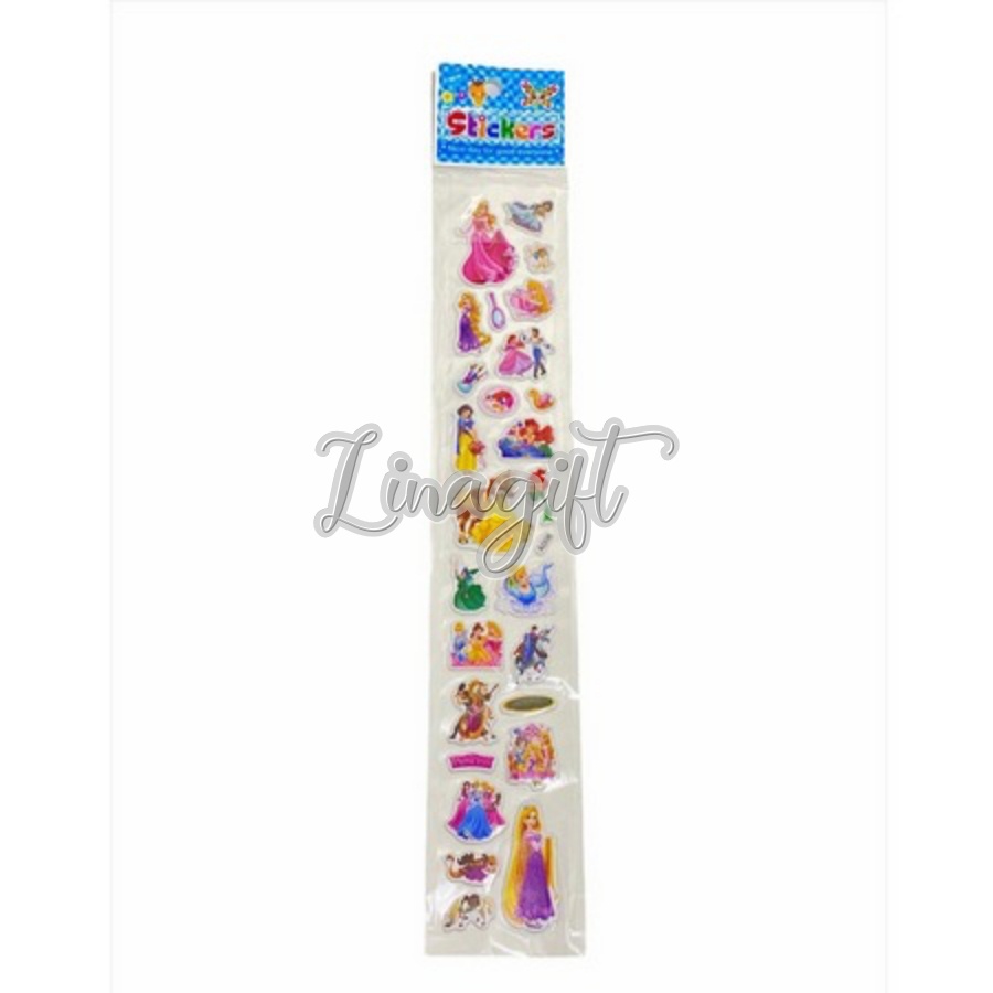 STIKER BT2I / BTS / MIKEY / HELLO KITTY / PRINCES TIMBUL GELEMBUNG 40PC BUBBLE PANJANG / STIKER KPOP