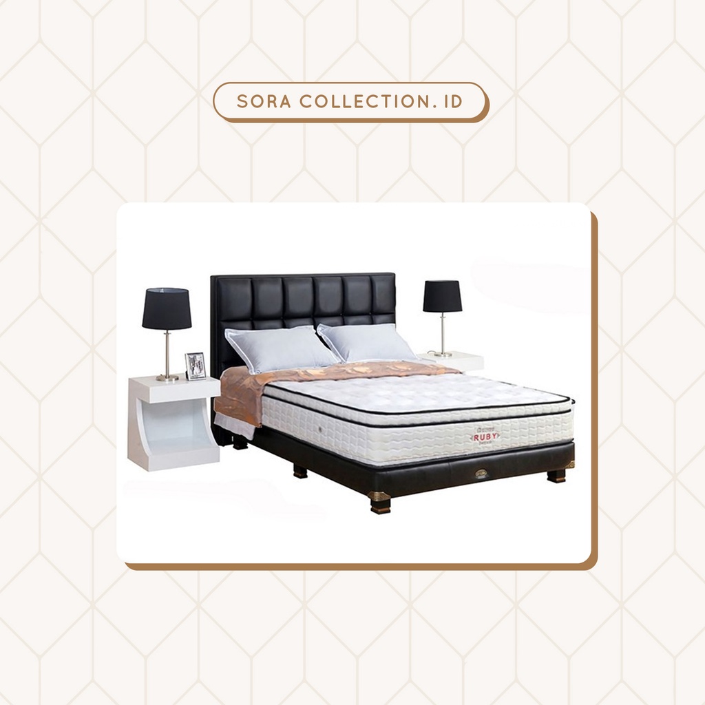 Guhdo Springbed Latex Ruby Dream + Headboard Legacy 180x200 Full Set