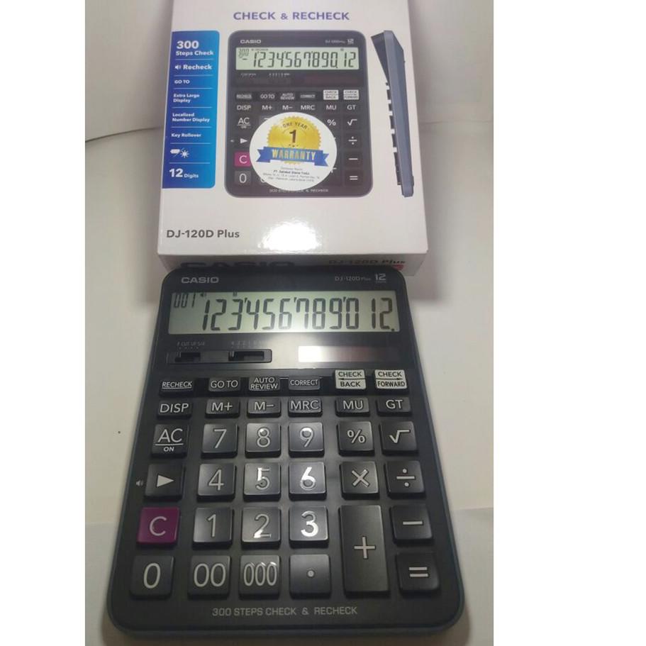 

SALE✅KALKULATOR CASIO ORIGINAL DJ 120D PLUS - KALKULATOR CASIO ORIGINAL - KALKULATOR 12 DIGIT|KD6