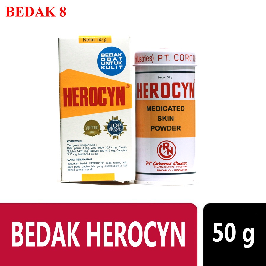 Bedak Herocyn/ Herocyn Bedak Kulit 50 Gram