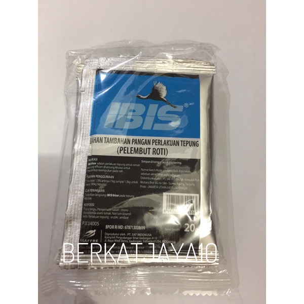 Ibis Blue SAF 4x20gr Pelembut Roti Bread Softener Improver