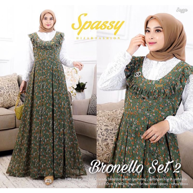 BRONELLO SET 2 | DRESS CERUTY MIX BRUKAT