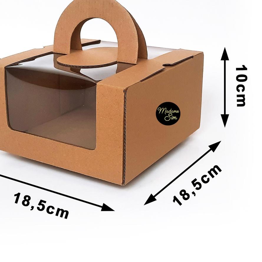 

Flash Sale !! DUS KUE - CAKE BOX - GIFT BOX - KOTAK KADO 18x18x10 - MS-T02 ISI 10 PCS 지