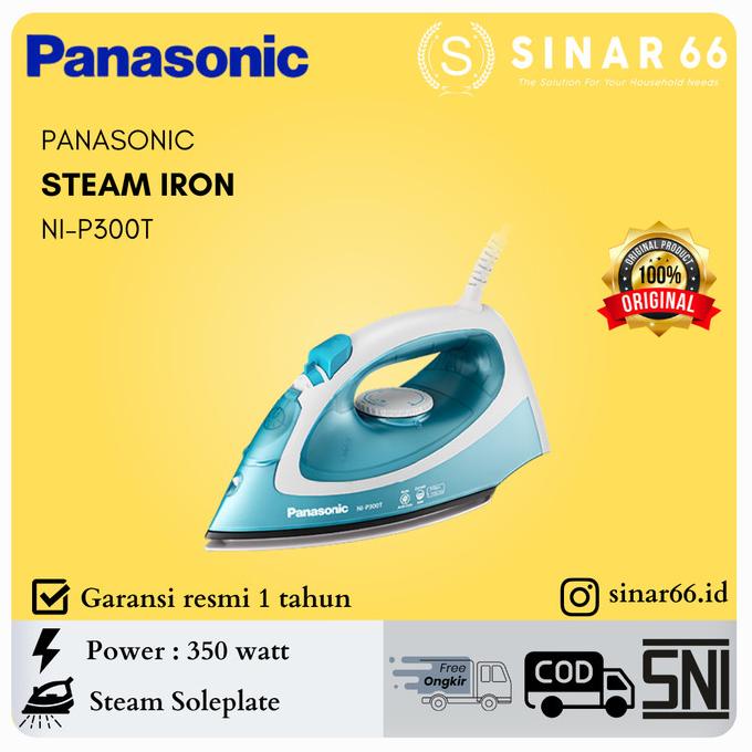 PANASONIC NI-P300T STEAM IRON 350W SETRIKA LISTRIK BAJU