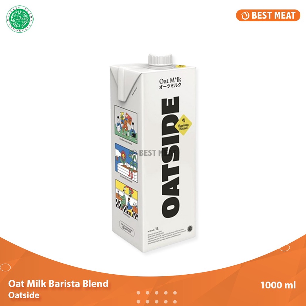 

Oatside Barista Blend Oat Milk/ Susu Gandum 1000ml