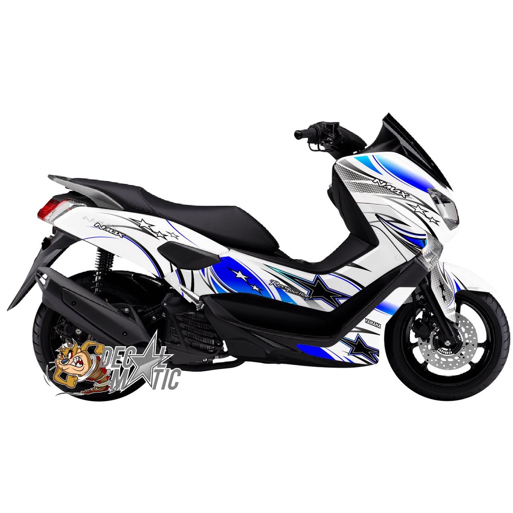 Decal stiker Full body Motor Yamaha Old Nmax 2015-2019  New Nmax Putih 2020 2021 2022 Grafis RAcing 