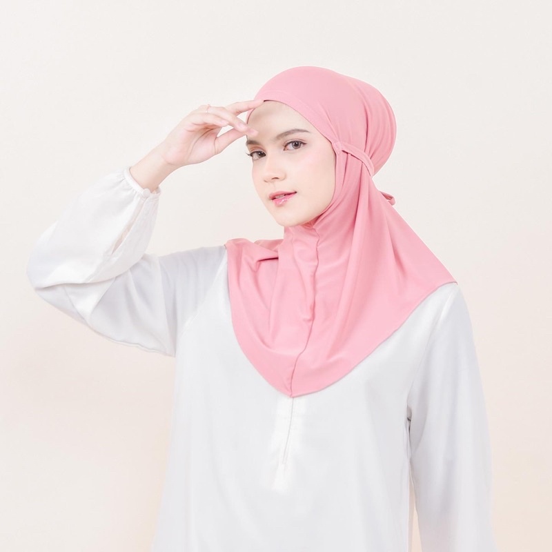 Zafira Bergo Hijab Instant Jersey - Aksesoris Fashion Wanita Cewek Perempuan Muslimah Jilbab Kerudun