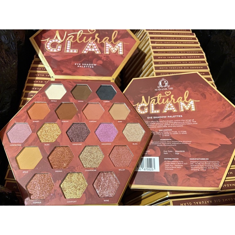MADAM GIE EYESHADOW PALLETE NATURAL GLAM