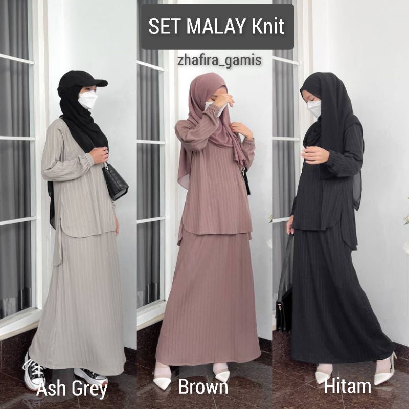 SET MALAY KNIT ORI SEKARARUM FASHION