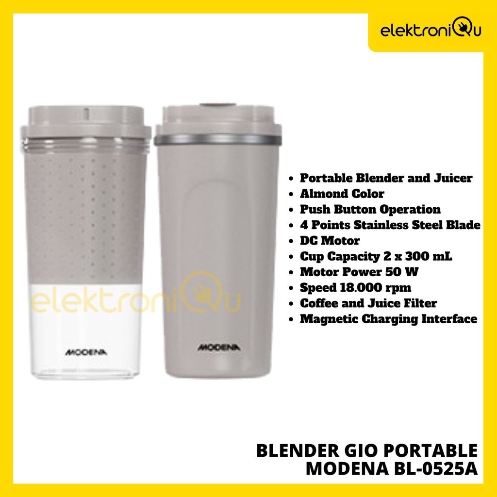 BLENDER GIO PORTABLE MODENA BL-0525A