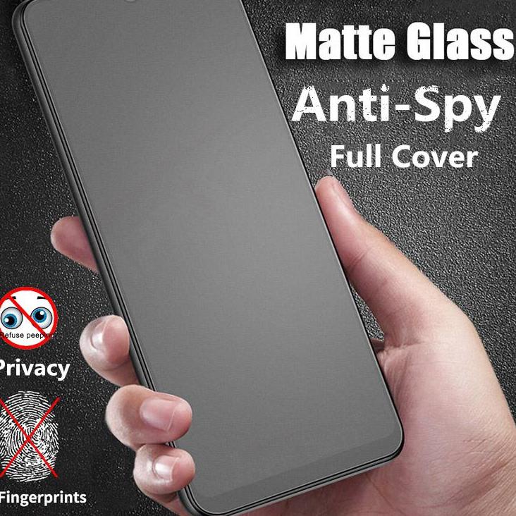 *MATTE SPY PREMIUM* Privacy Matte Spy Gorilla Tempered Glass tg antigores gores kaca anti privasi fu
