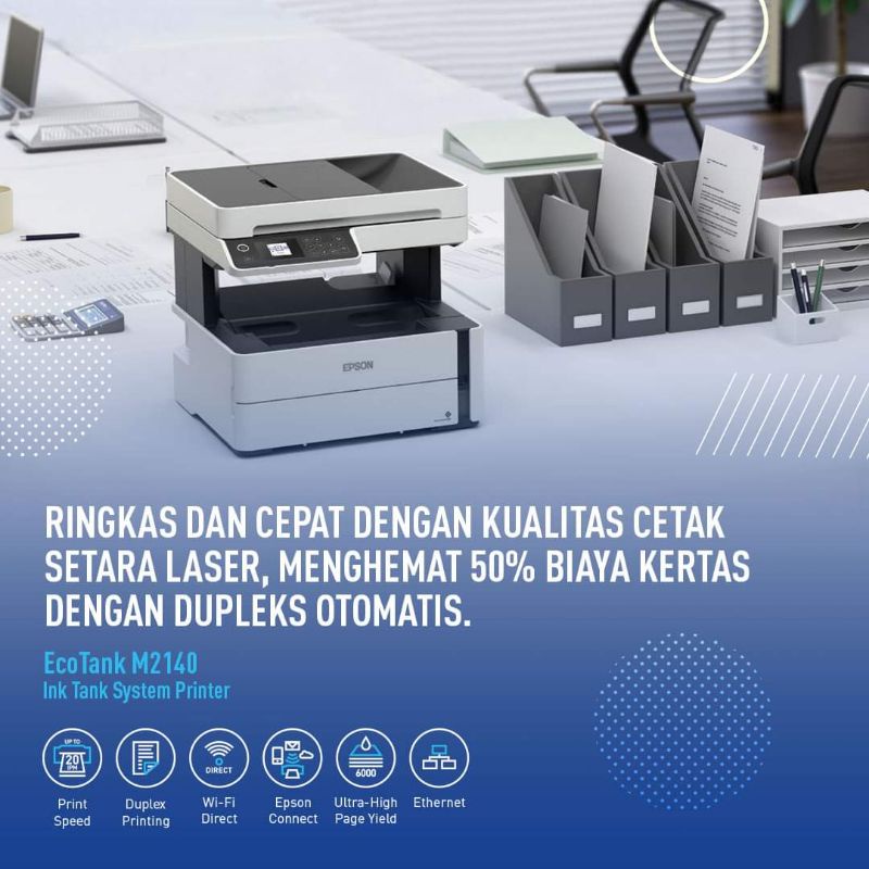 Printer Epson EcoTank Monochrome M2140 All-in-One Ink