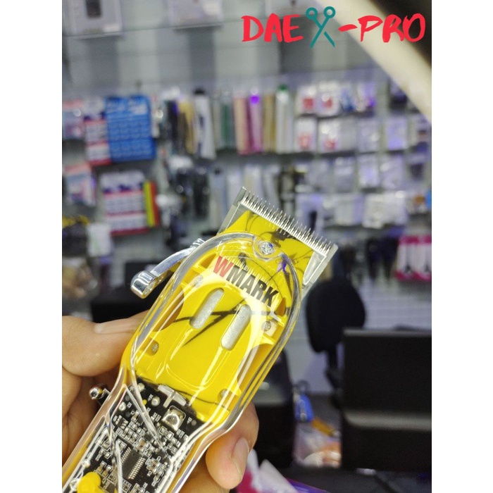 ADY78 WMARK 411 WEDGE BLADE HAIR CLIPPER PROFESIONAL WMARK NG-411 TRANSPARANT WMARK 108 WMARK 103