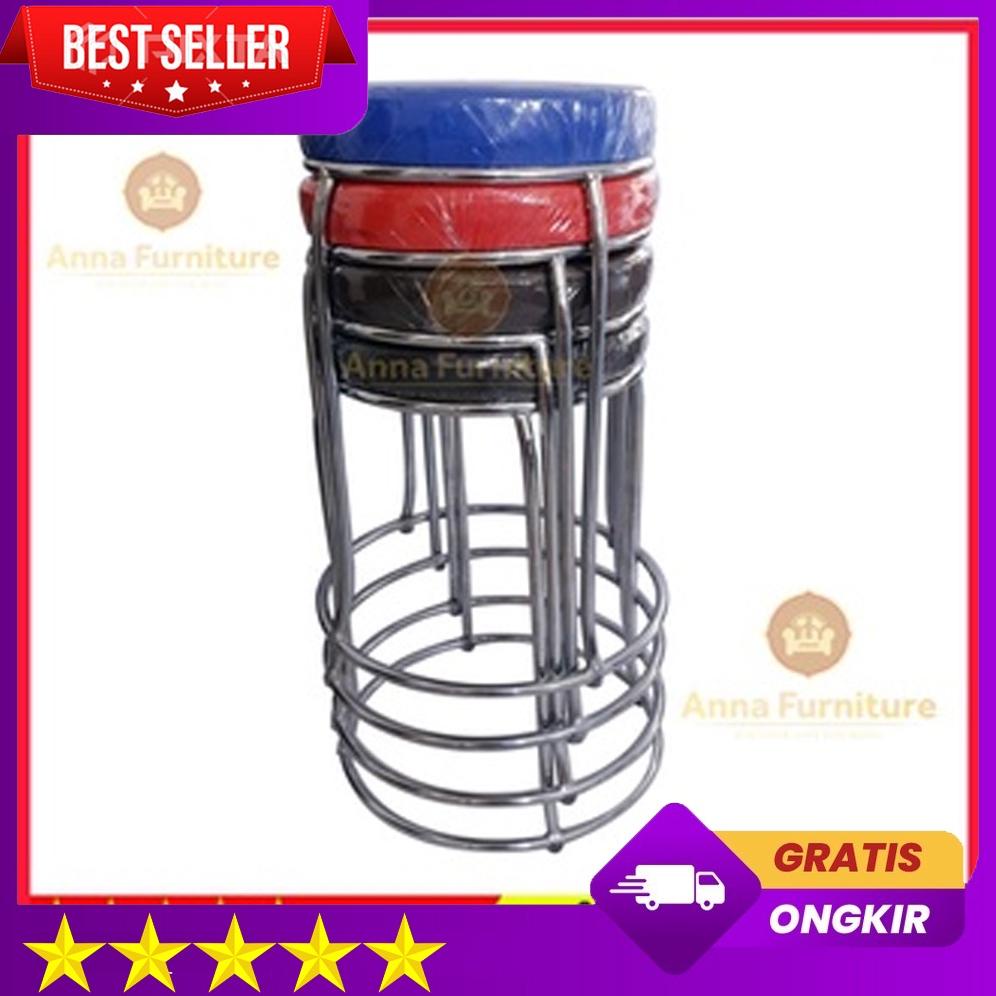 KURSI BULAT/ KURSI CAFE / BAR /  KURSI BESI TINGGI 50CM & 75CM TERLARIS TERMURAHH...,,,,,