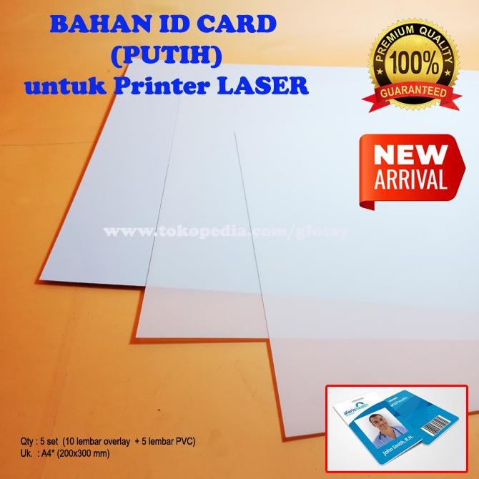 

Pvc Bahan Id Card Untuk Printer Laser Isi 5 Set