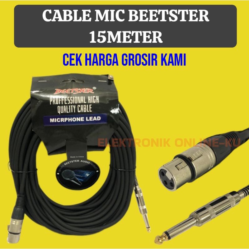 CABLE MIC BEETSTER 15METER