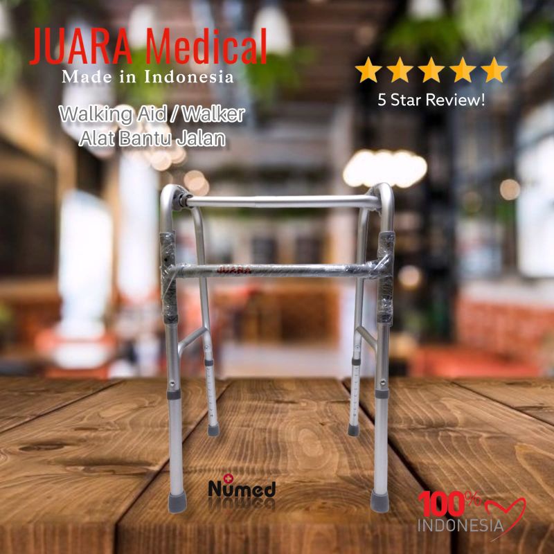 Walker Juara Alat Bantu Jalan Walking Aid Orang Tua Lansia Manula