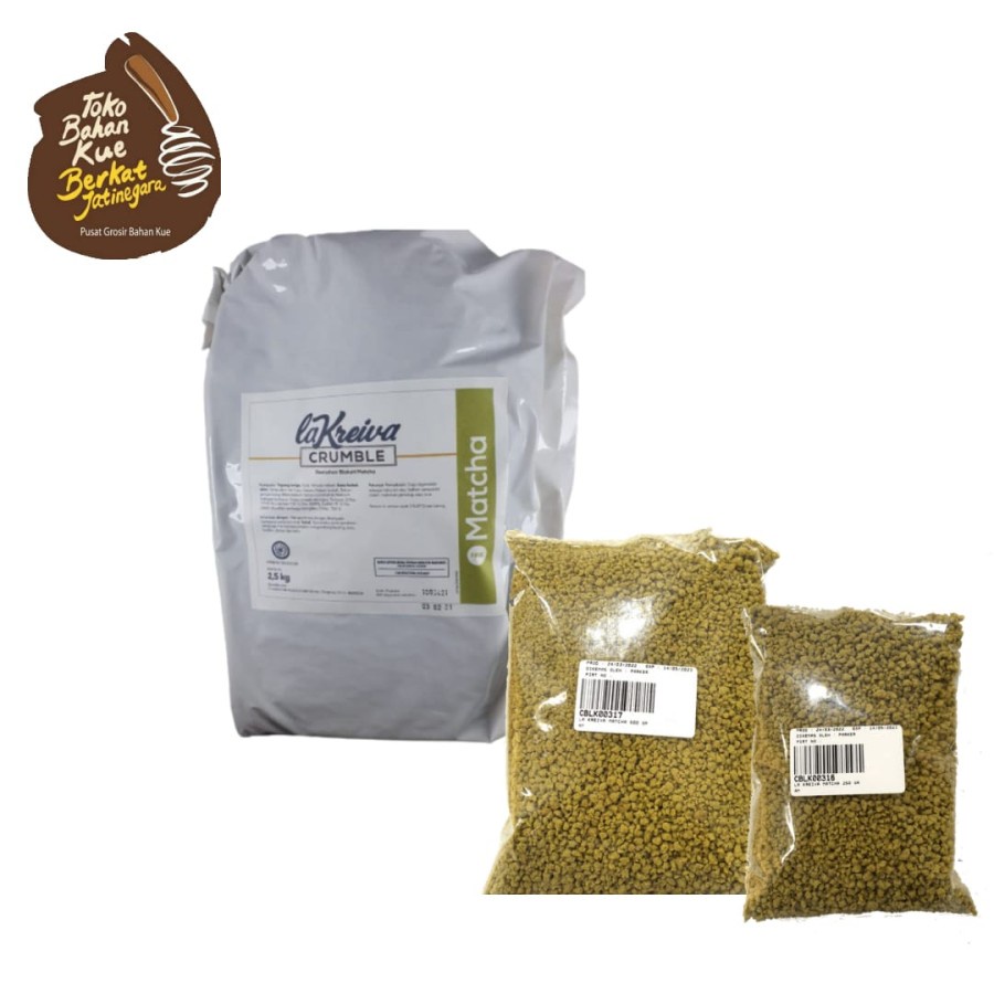 

LA KREIVA COOKIE CRUMBLE MATCHA REPACK 500 GRAM / REMPAHAN BISKUIT