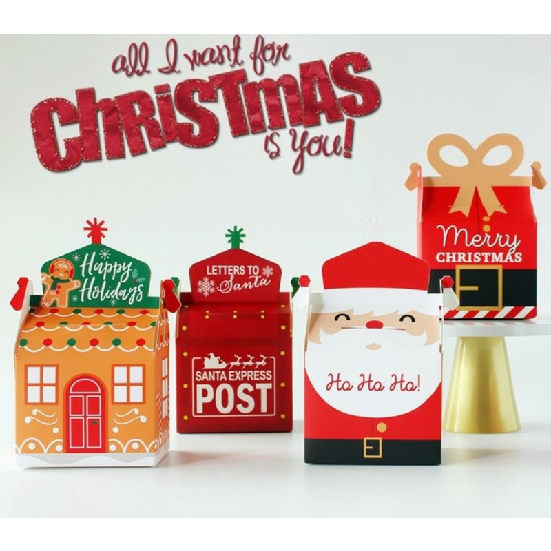 

Stockholm Box Mini / Packaging Dessert Natal Candy Cookies Christmas