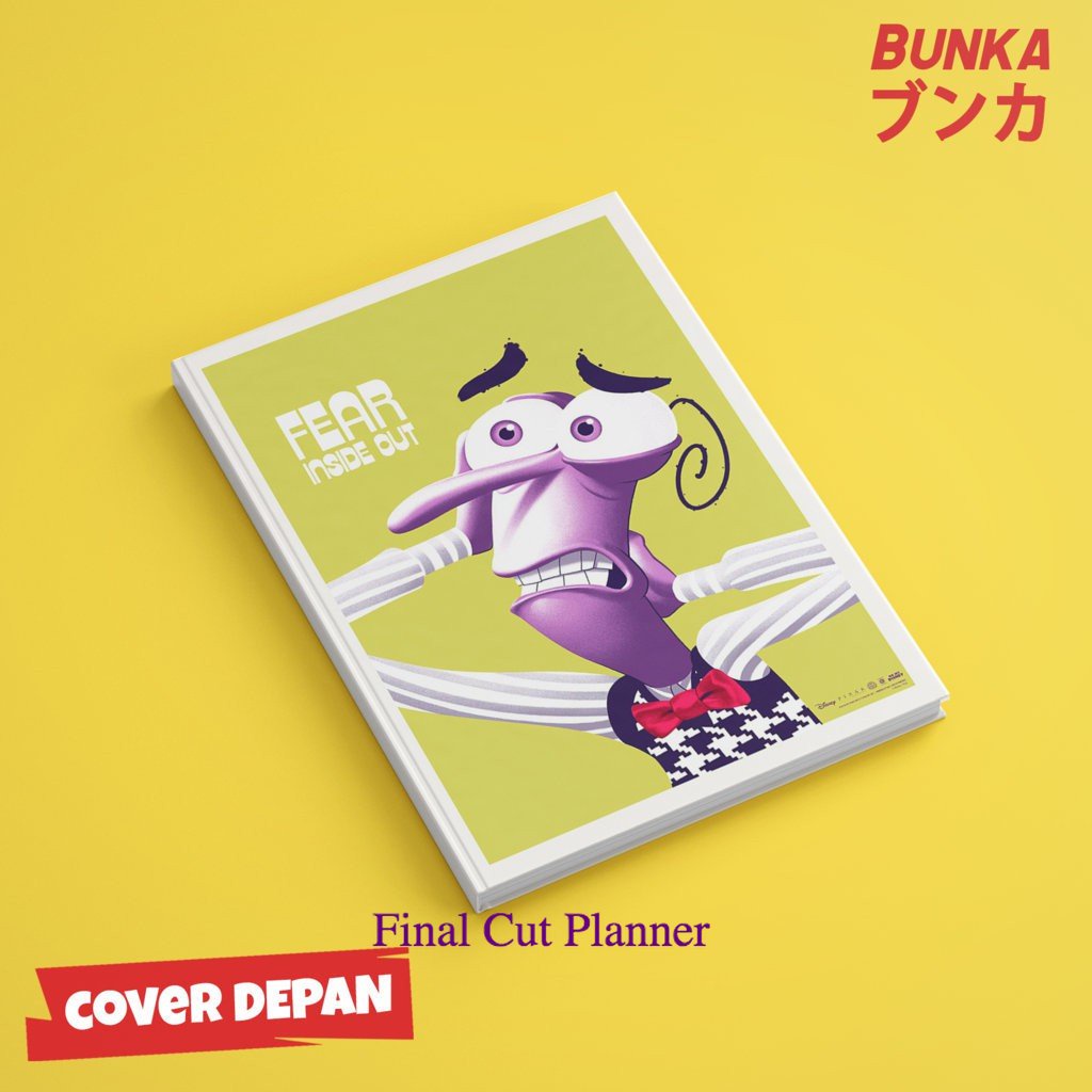 

Notebook Inside Out Fear Hardcover A5 Buku Tulis Catatan Note Agenda Planner Jurnal .