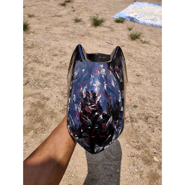 spakbor depan aerox old/conected carbon forged/kevlar