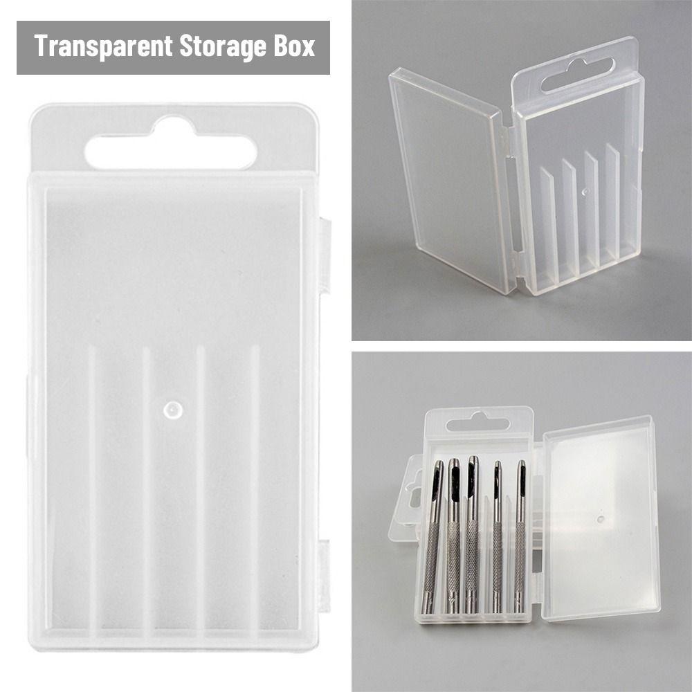 Top 3pcs Kotak Penyimpanan Transparan Plastik Serba Serbi Organizer Alat Pancing Aksesoris Barang Kecil Case