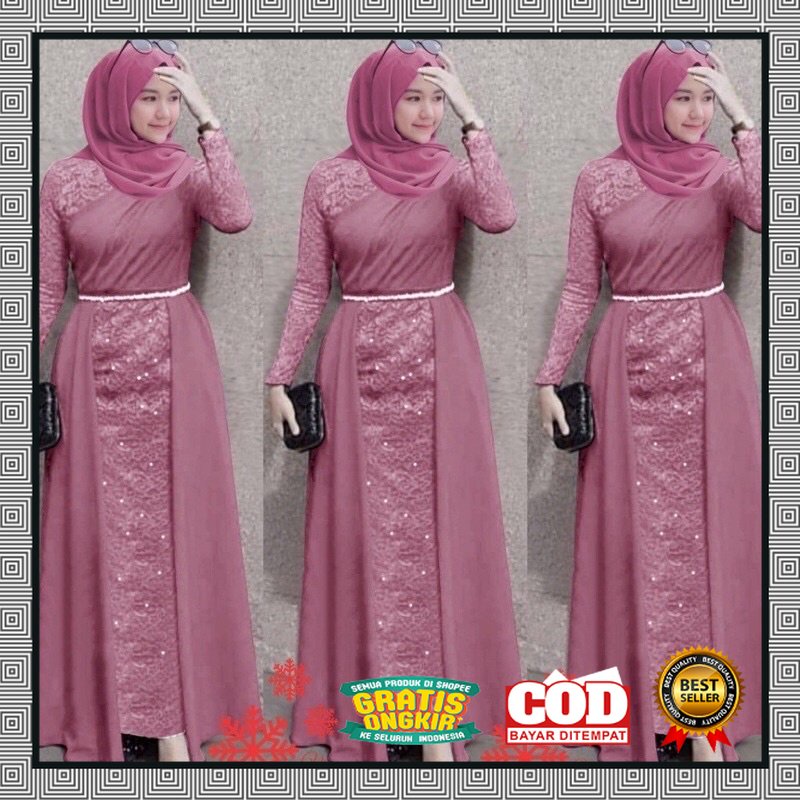 BAJU GAMIS TREND TERLARIS / GAMIS SEELA / GAMIS BRUKAT / KEBAYA MODERN / GAMIS KEBAYA / GAMIS TERLAR