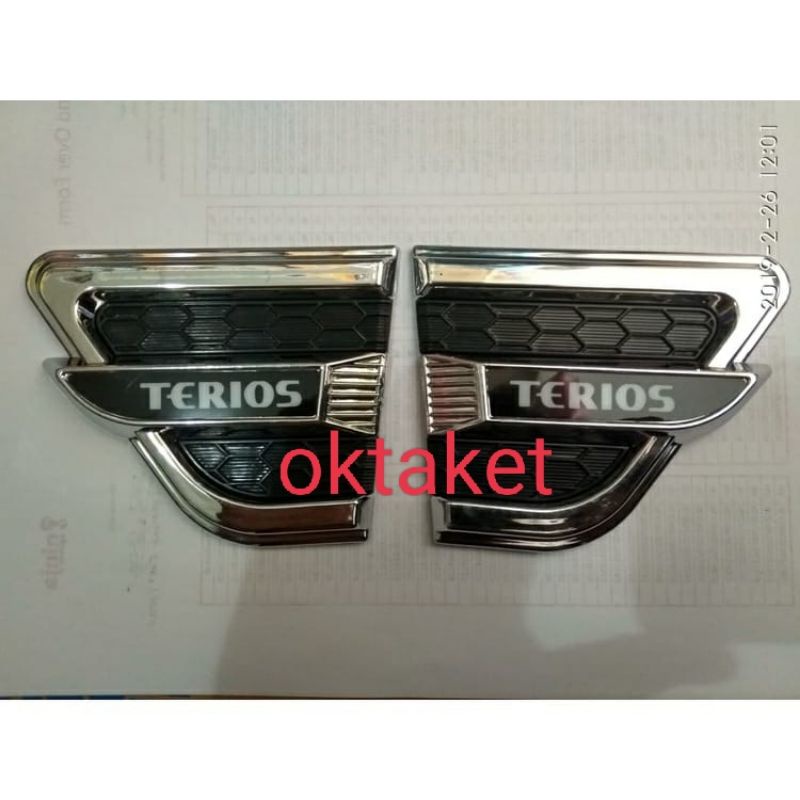 Side Vent air flow all new Rush/ Terios 2018 model activo