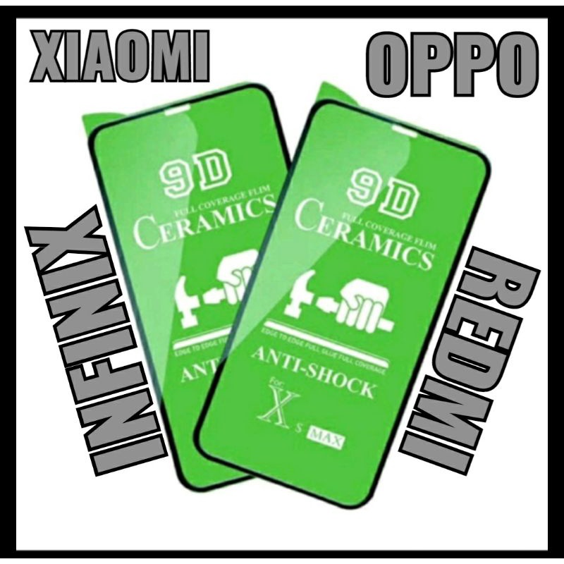 Tempered Glass Oppo Xiaomi Redmi Infinix Clear Film Ceramic Edge To Edge Full Glue Full Coverage Tempered Glass Anti Gores Oppo Xiaomi Redmi Infinix Clear Film Ceramic Edge To Edge Full Glue Full Coverage Oppo Xiaomi Redmi Infinix