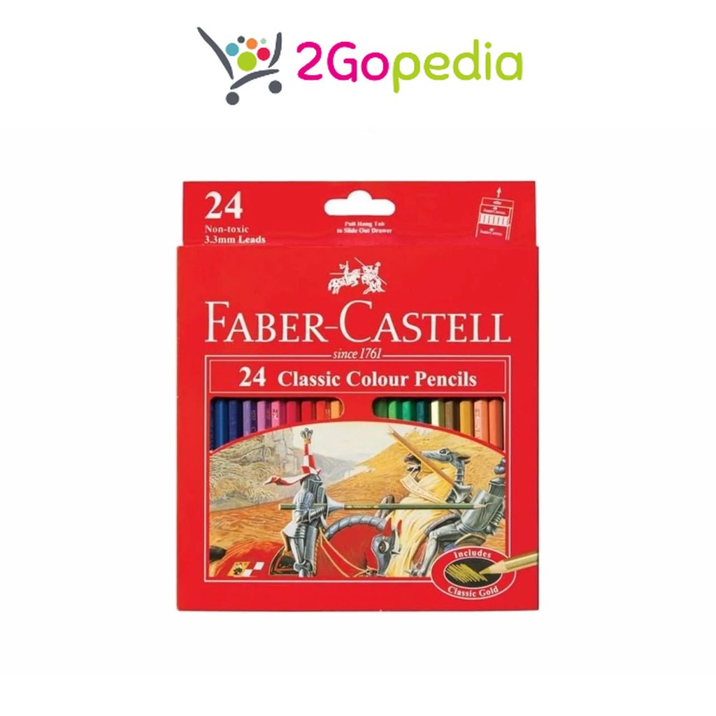 

Pensil Warna 24 Warna Faber Castell Classic Grosir Murah Atk