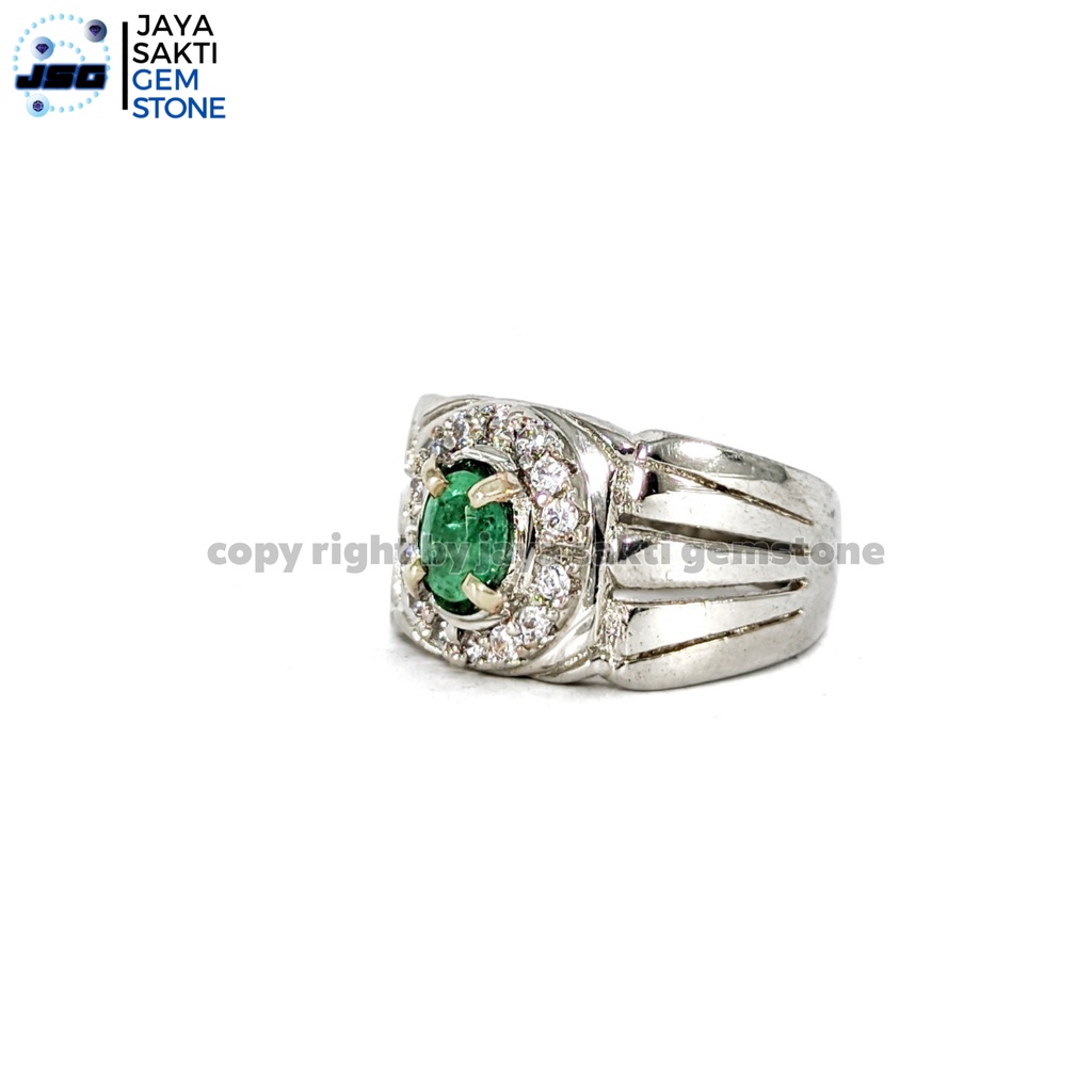 Natural Batu Permata Emerald Berly Zamrud Colombia Ce Minor EBZC15