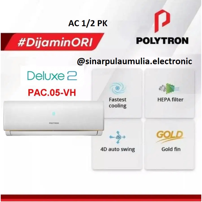 Polytron AC Standard 0.5 PK 1/2 PK - PAC-05VH / PAC 05 VH / PAC05VH / PAC 05VH / PAC05 VH