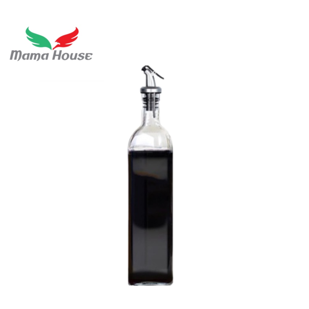 [MH] Botol Kaca Minyak Ukuran 500 ML Botol Kaca Serbaguna  Pourer Penutup