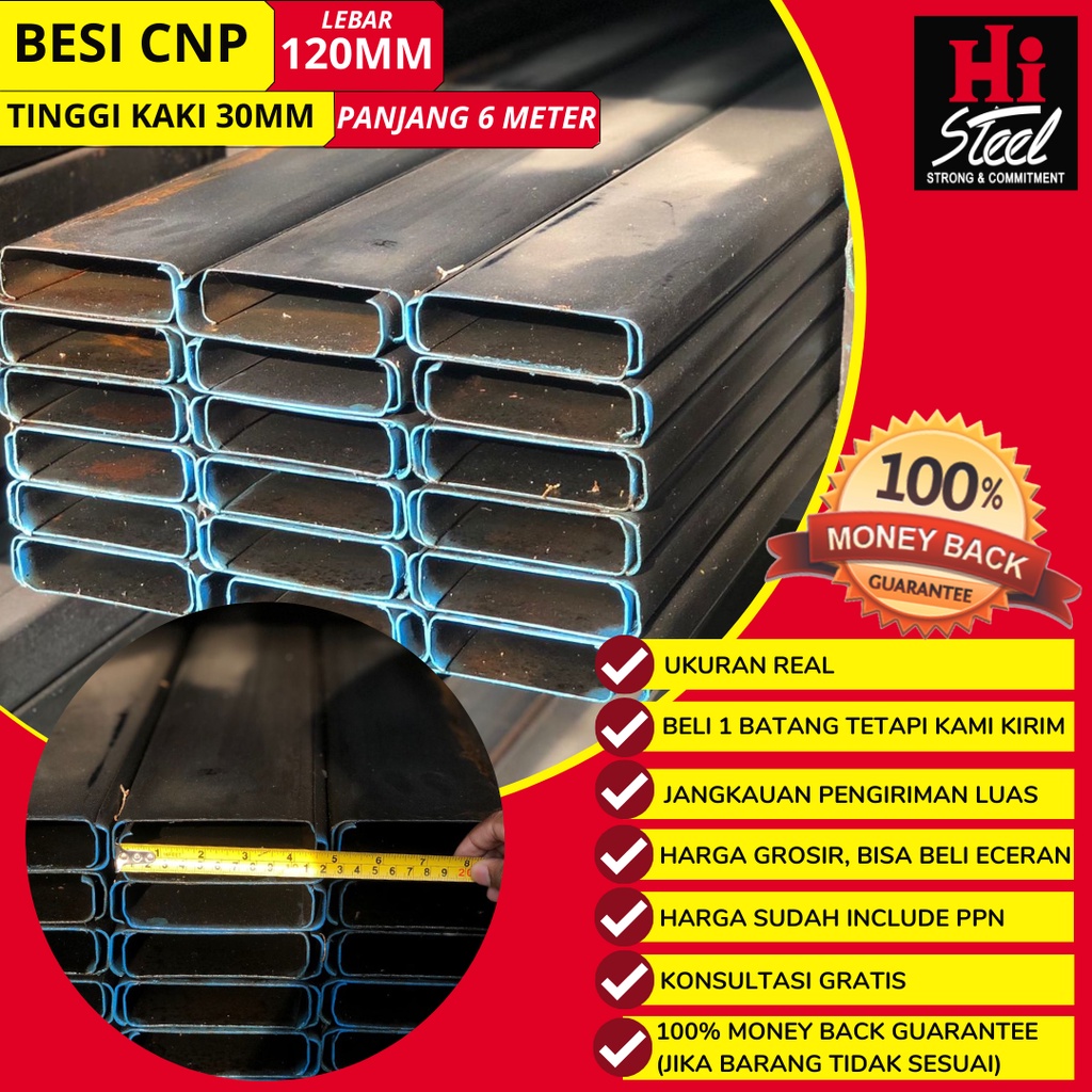 Besi CNP 125 X 35 X 1.40mm