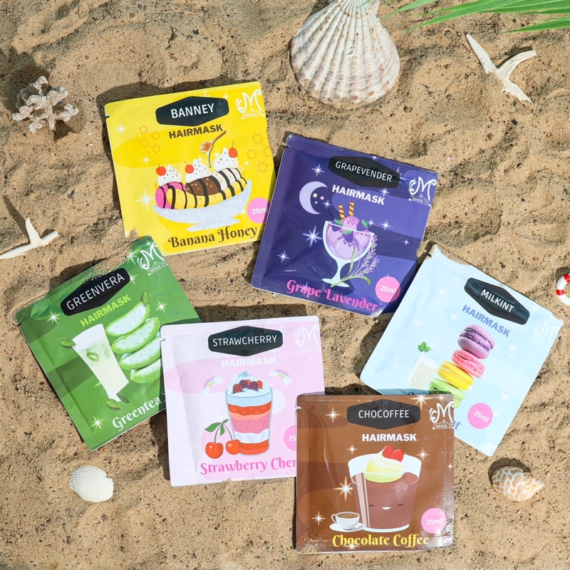 Hairmask miss ti 25gr creambath sachet travel praktis BPOM 50%