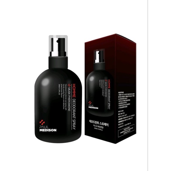 Paul Medison Homme Deodorant Spray Woody Pheromone/Musk Pheromone Korea 200 ml