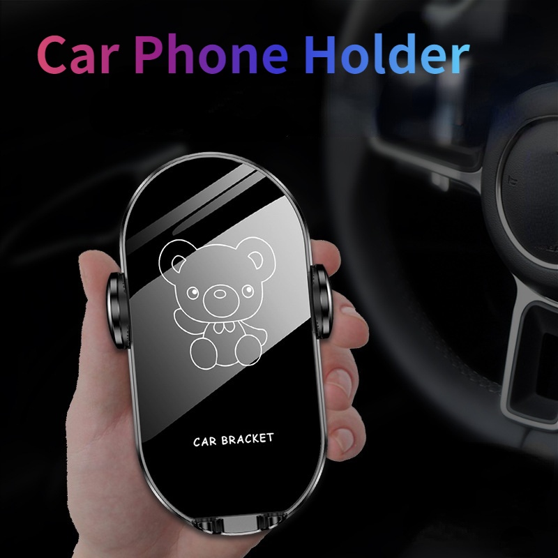 Bracket Dudukan Handphone Gps Multifungsi Gambar Kartun Untuk Aksesoris Mobil