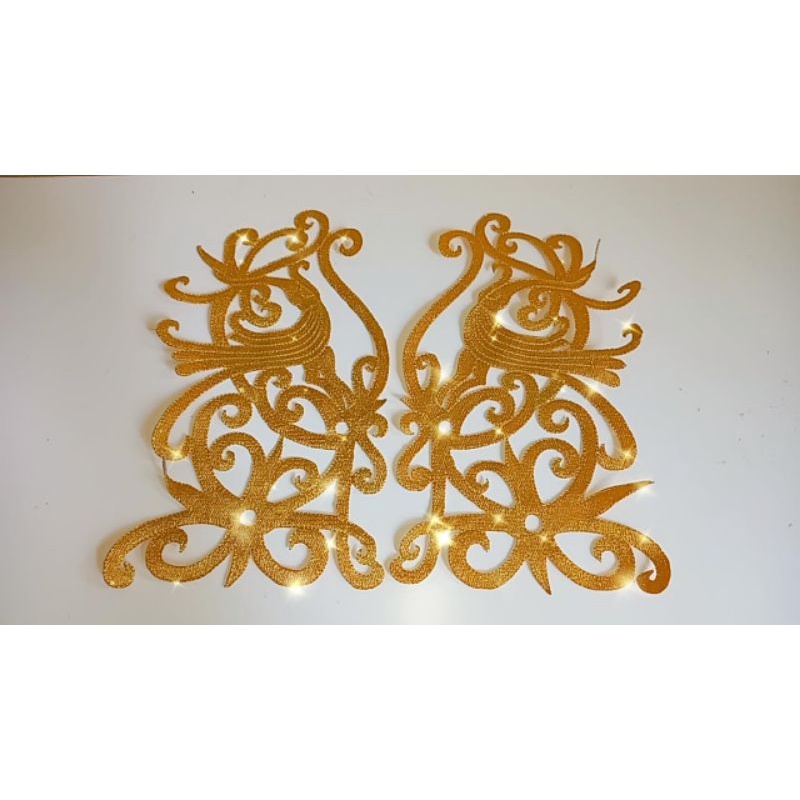 bordir dada dayak / renda dada