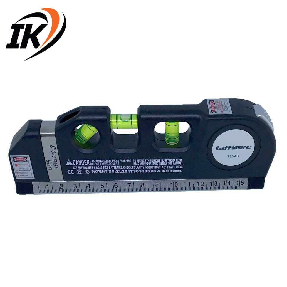 

Taffware LEVELPRO3 Penggaris Laser Horizontal 250CM + Waterpass [Anifki19]