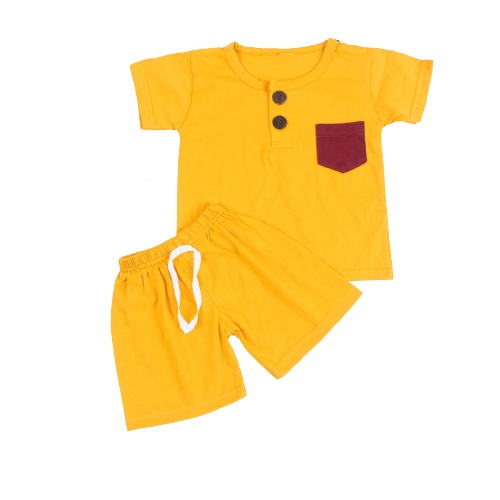ZASKIYA - Setelan Anak Cowok KIANO Celana Pendek/ Set Anak KAINER Laki-laki / Playset Anak Kainer / Set Kiano 1-4 thn