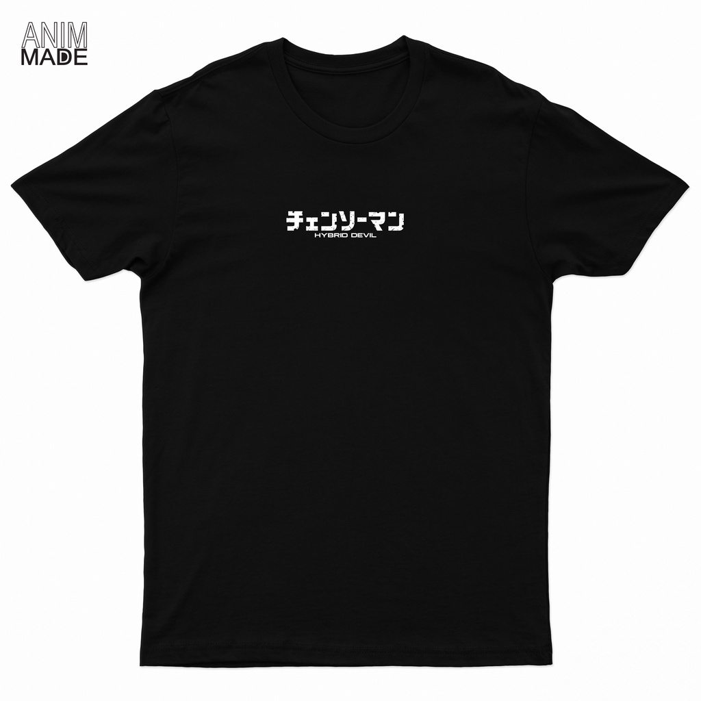 Kaos Chainsaw Man Anime T shirt Baju Anime Chainsaw Man