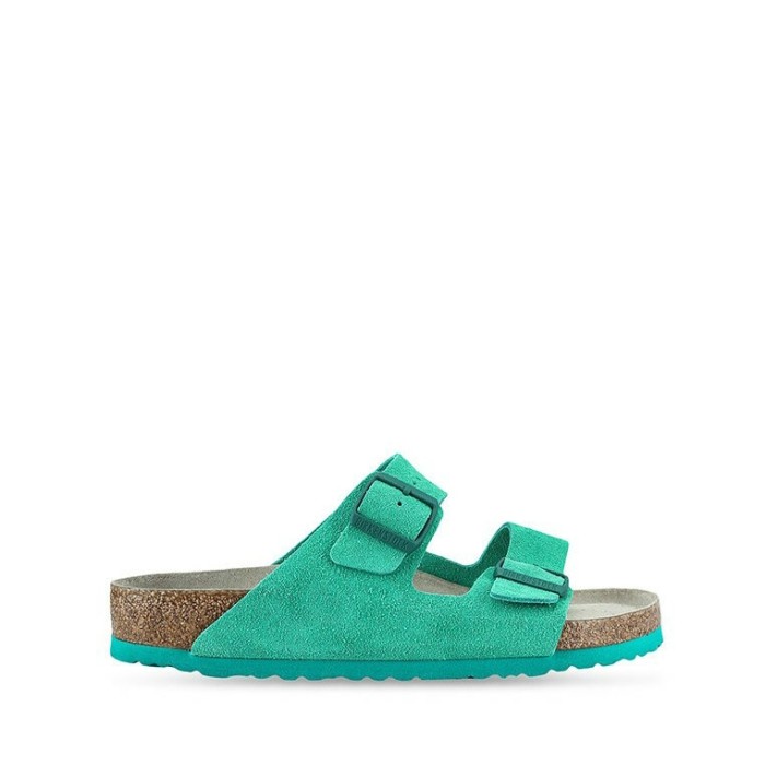 BIRKENSTOCK SANDAL PRIA ORIGINAL Arizona SFB Suede Leather Sandals GR