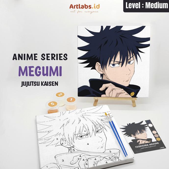 FUSHIGURO MEGUMI - Paint By Number 6 Color [Anime Series]