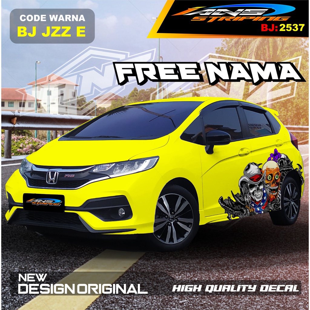 STICKER VARIASI HONDA JAZZ / STICKER DECAL MOBIL JAZZ / DECAL STICKER MOBIL HONDA JAZZ , BRIO / STICKERMOBIL