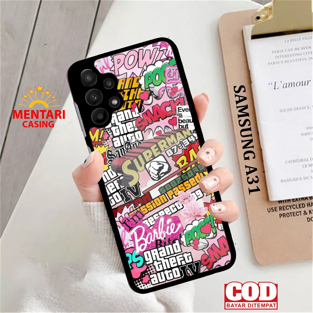 Case SAMSUNG A31 CASING SAMSUNG A31 [ GRAF AESTHETIC ] Mentari casing case hp kondom hp case custom 