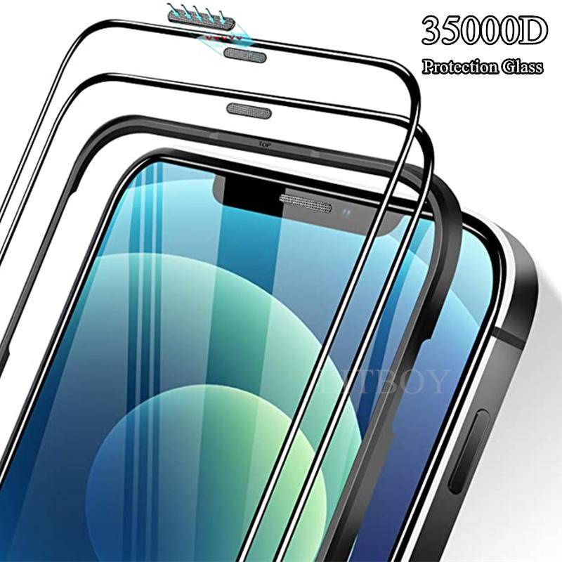 Pelindung Layar Tempered Glass Anti Sinar Biru Untuk iphone 14 13 12 Pro MAX X XS MAX XR