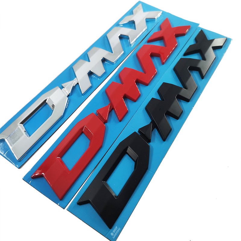 1pc Stiker Emblem Logo DMAX Bahan ABS Untuk Bagasi Belakang Mobil ISUZU DMAX