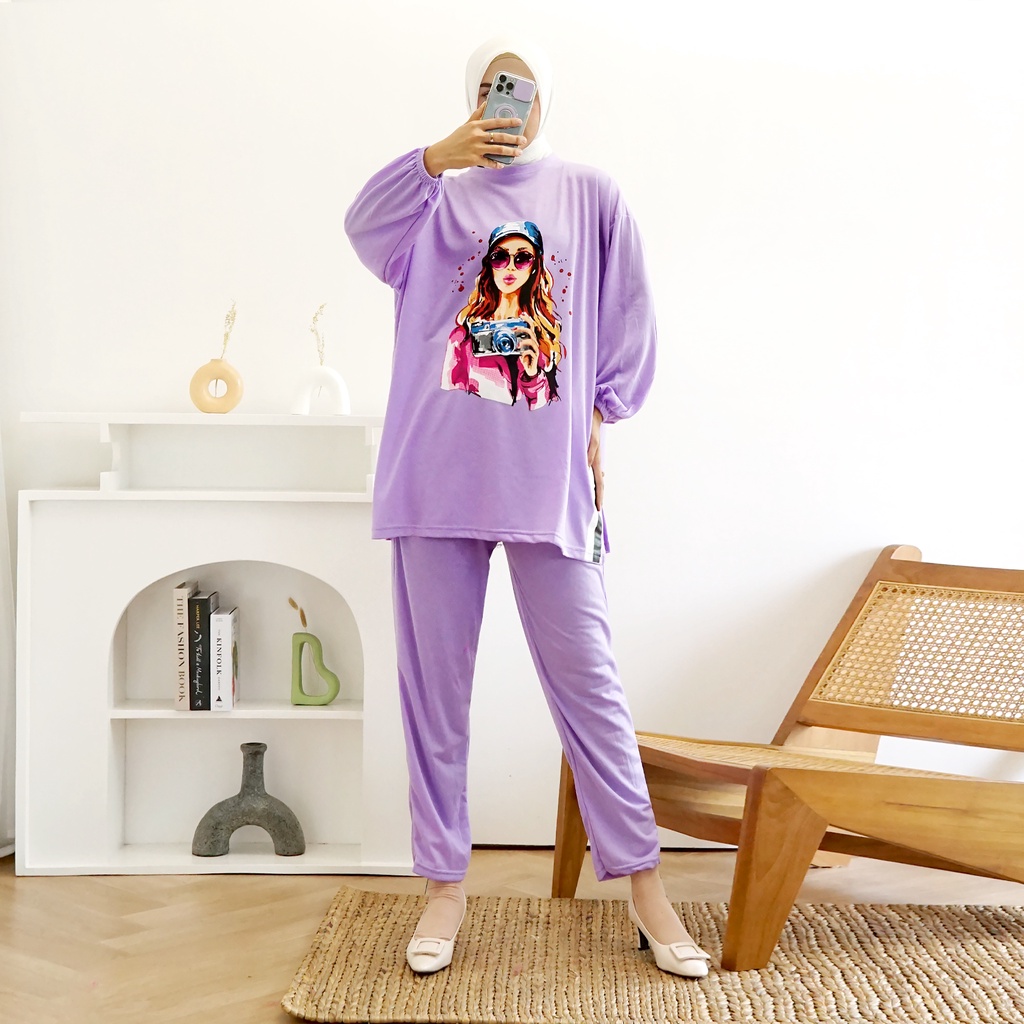 GR (REALPICT) ONESET JUMBO LD135 STELAN ATASAN OVERSIZE VIRAL SR621