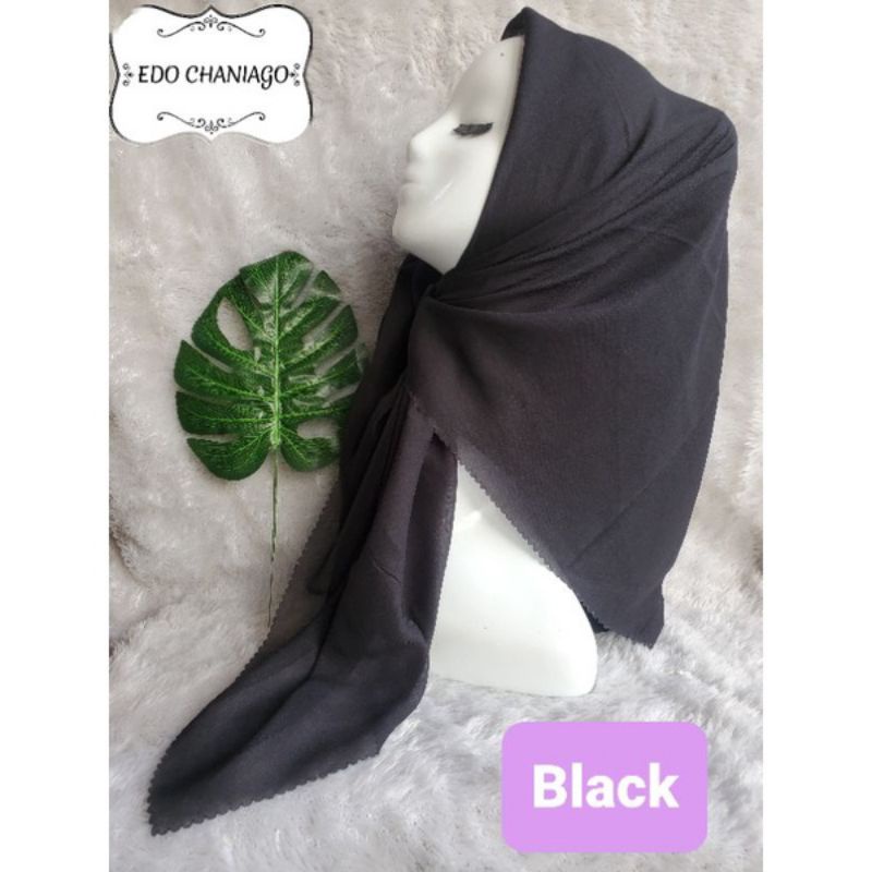 Hijab Bella Lacer Cut Pollycotton Premium