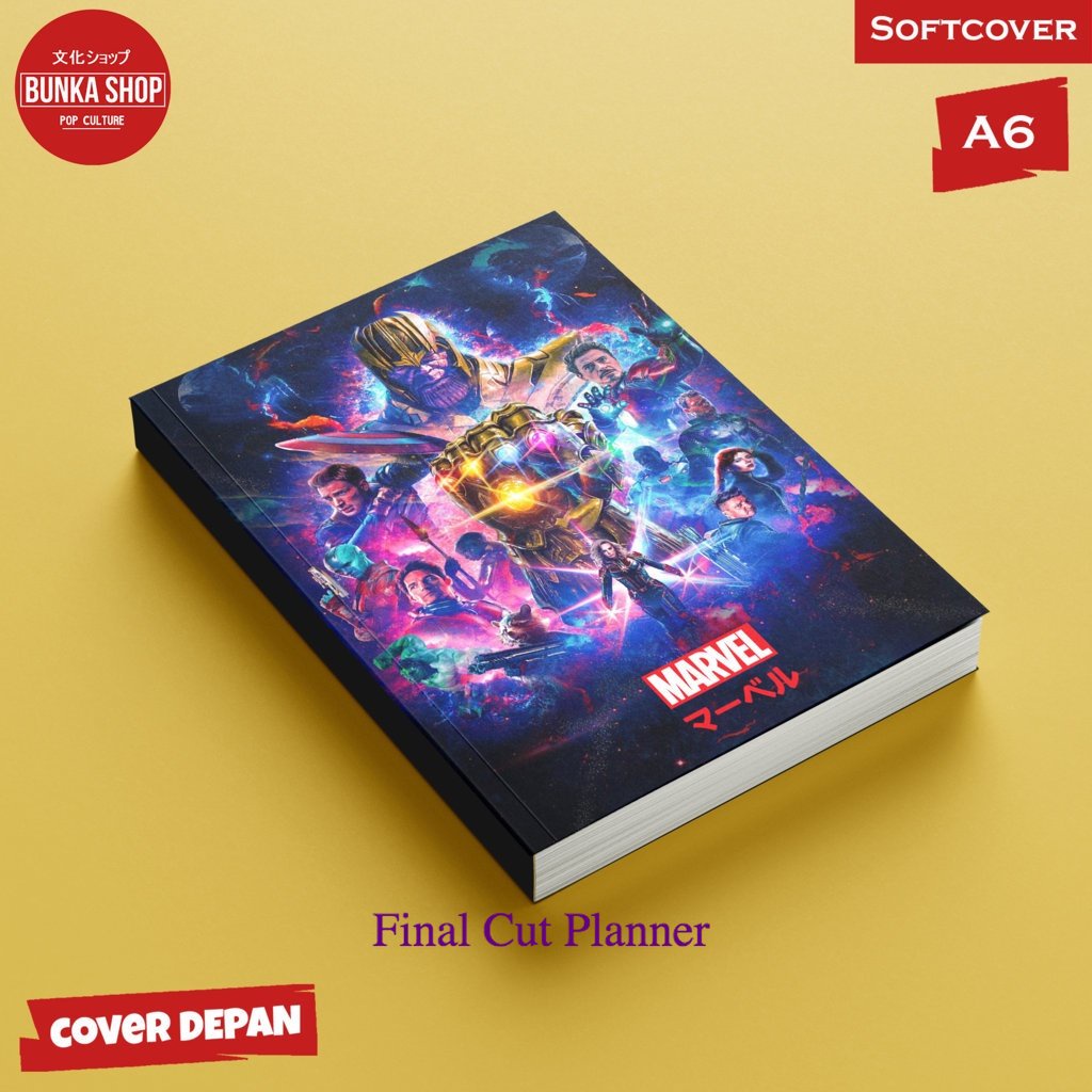 

Pocket Note Marvel poster 1 Softcover A6 Buku Tulis Catatan Notes Agenda Planner Jurnal .